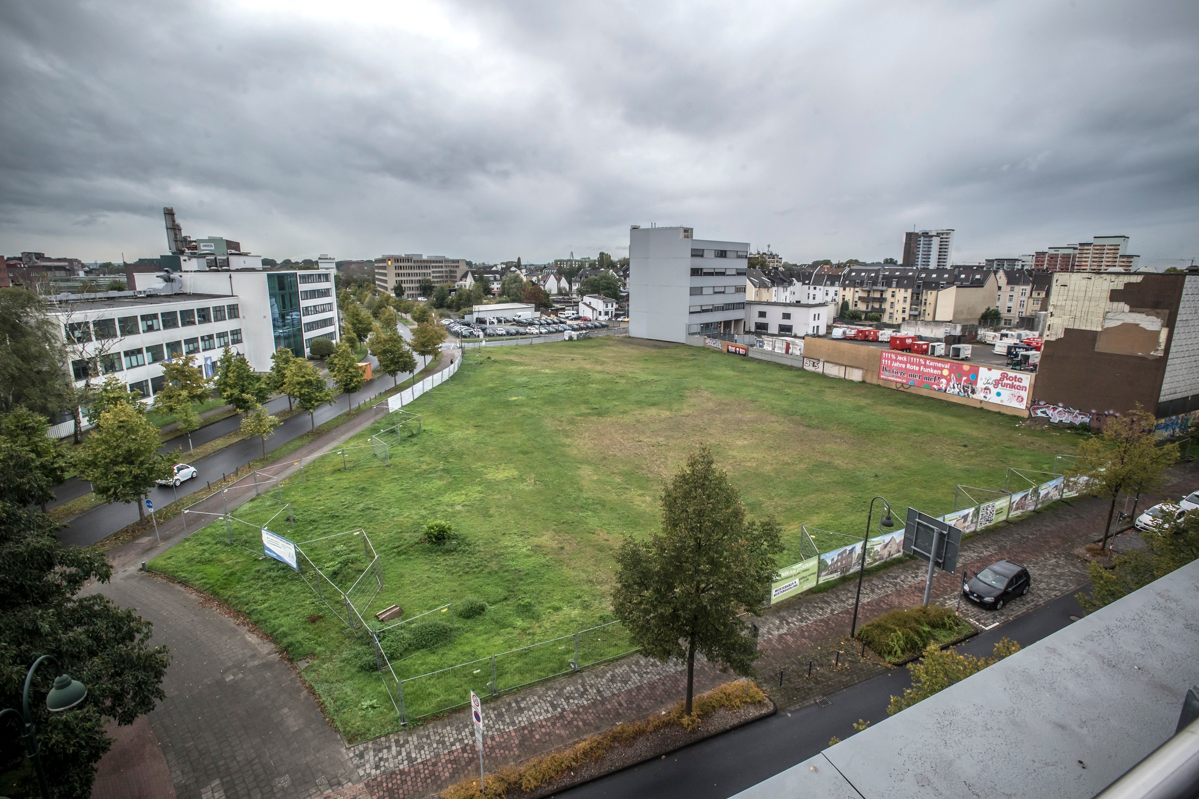 Birkengartenstraße, Titanstraße, Paeschke-Grundstück, ehemals Bullenklöster Montanusquartier. Foto: Ralf Krieger