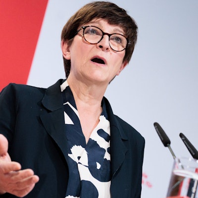 Saskia Esken, Vorsitzende der SPD, spricht am 4. November über den Zustand der Ampel-Koalition.