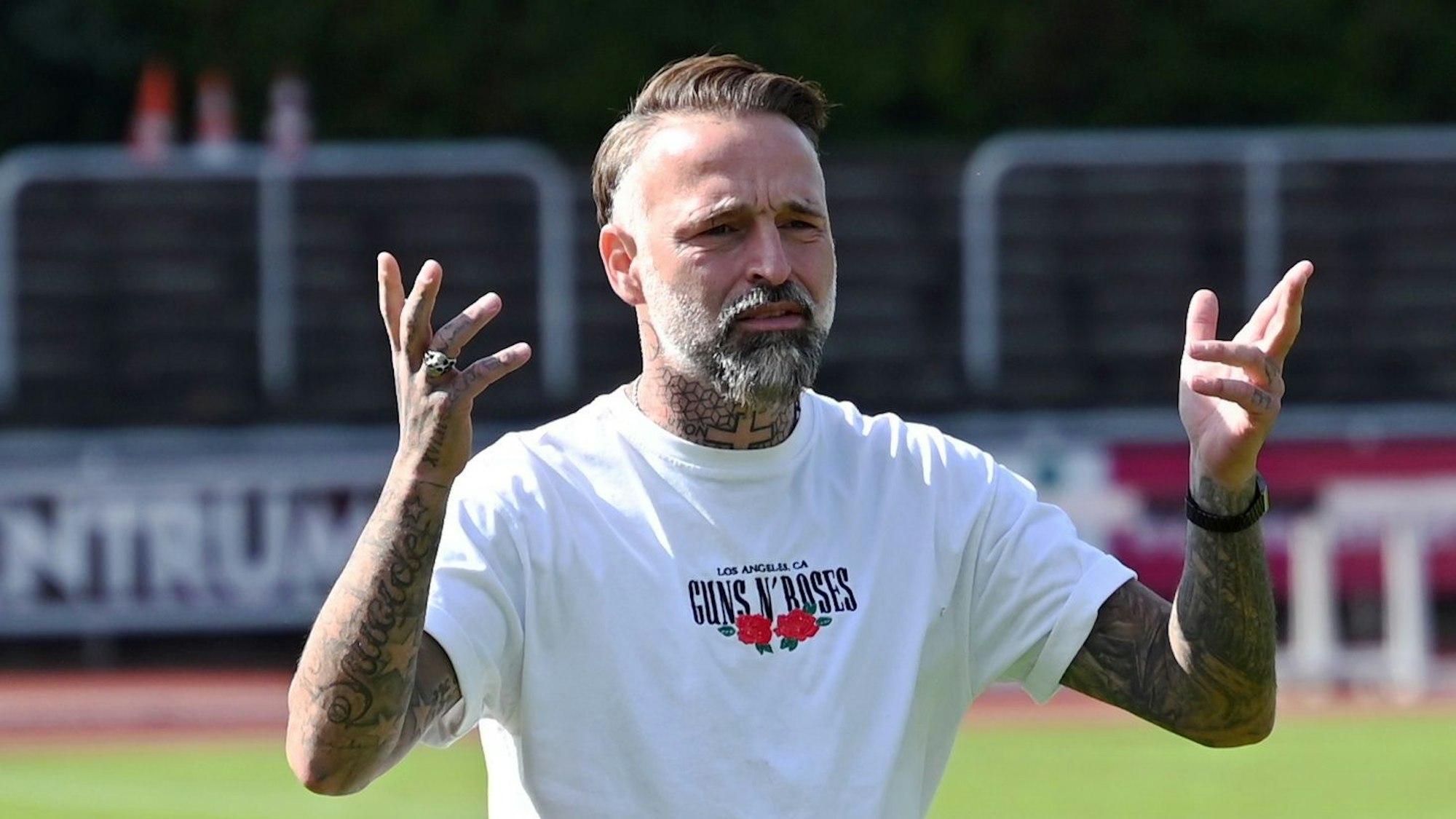 15.09.2024, Fussball-Bergisch Gladbach - SpVg. Porz
TR: Jonas Wendt (Porz)
Foto: Uli Herhaus