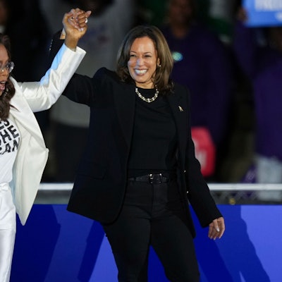 Oprah Winfrey und Kamala Harris.