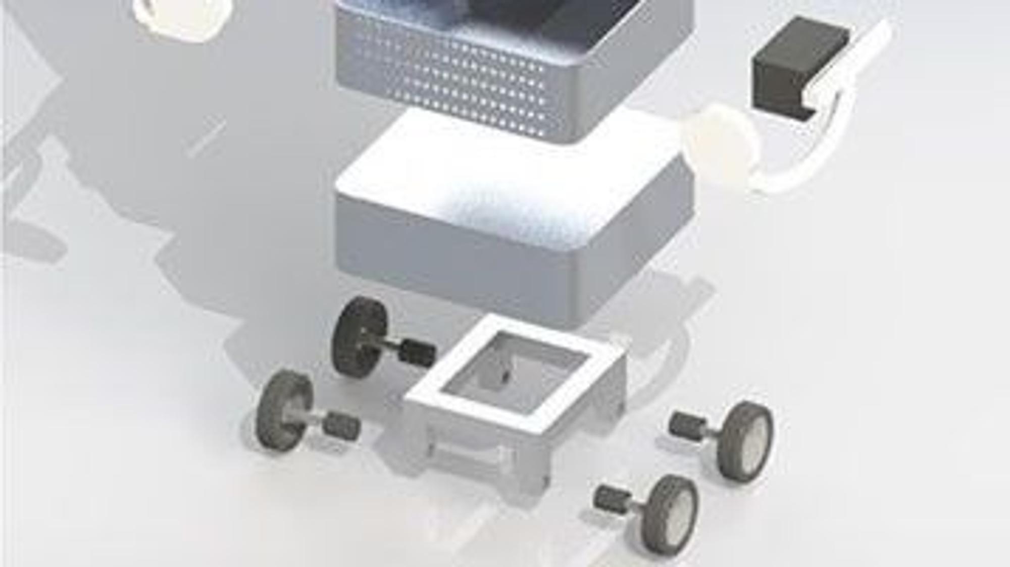 Visualisierung des Heizroboters