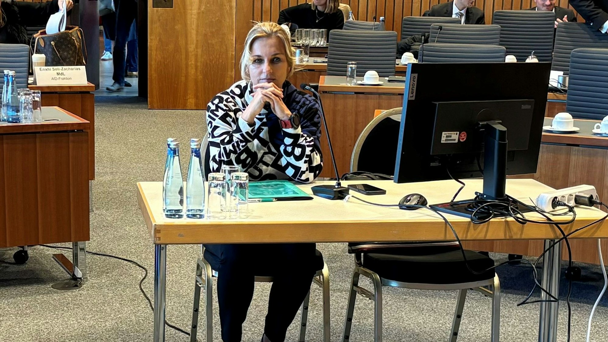 Daniela Lesmeister, Staatssekretärin im NRW-Innenministerium, als Zeugin vor dem U-Ausschuss zur OVG-Affäre