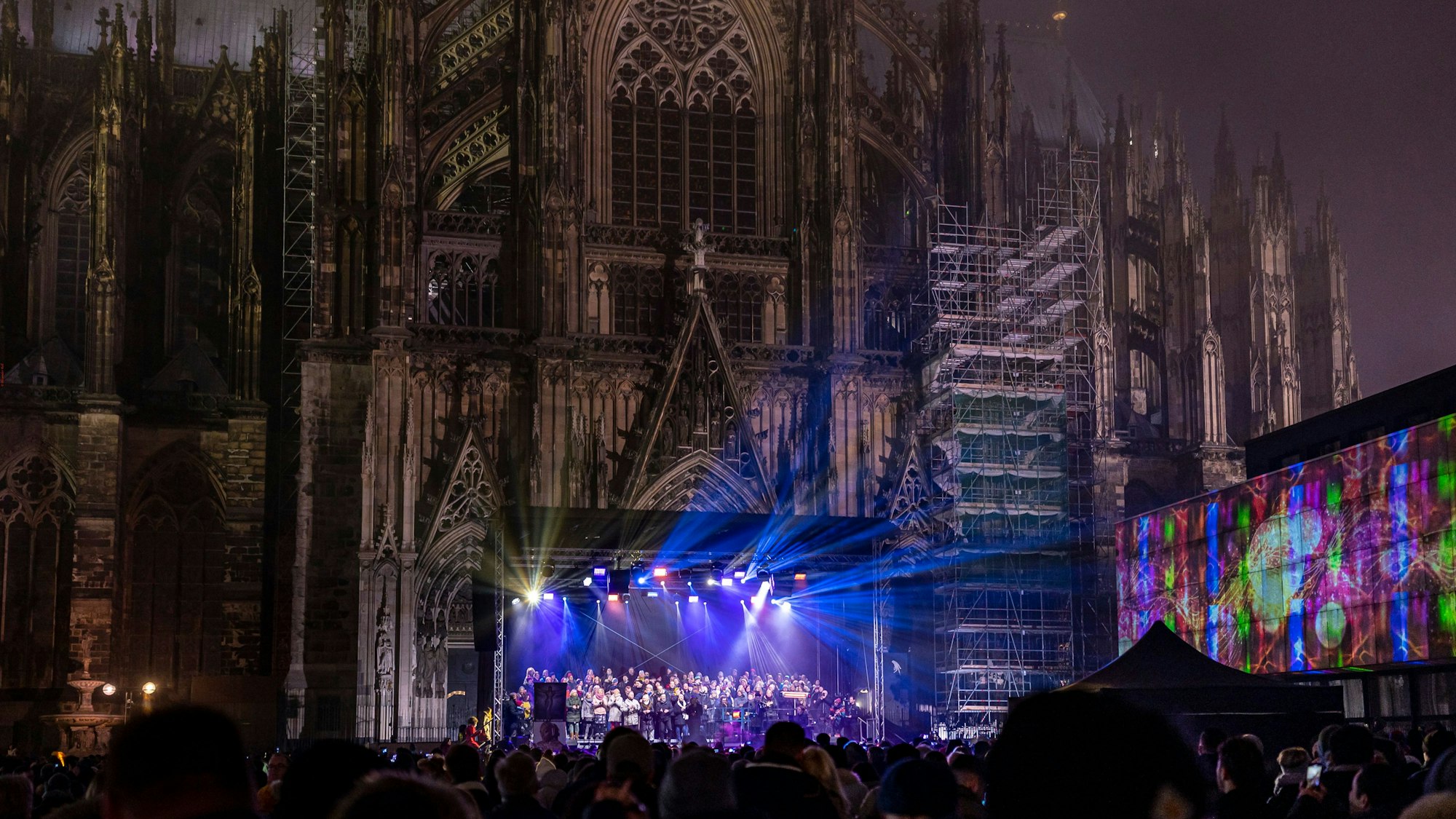 Zum Jahreswechsel auf 2020 fand zuletzt eine Silvester-Veranstaltung der Stadt am Dom statt (Archivbild).