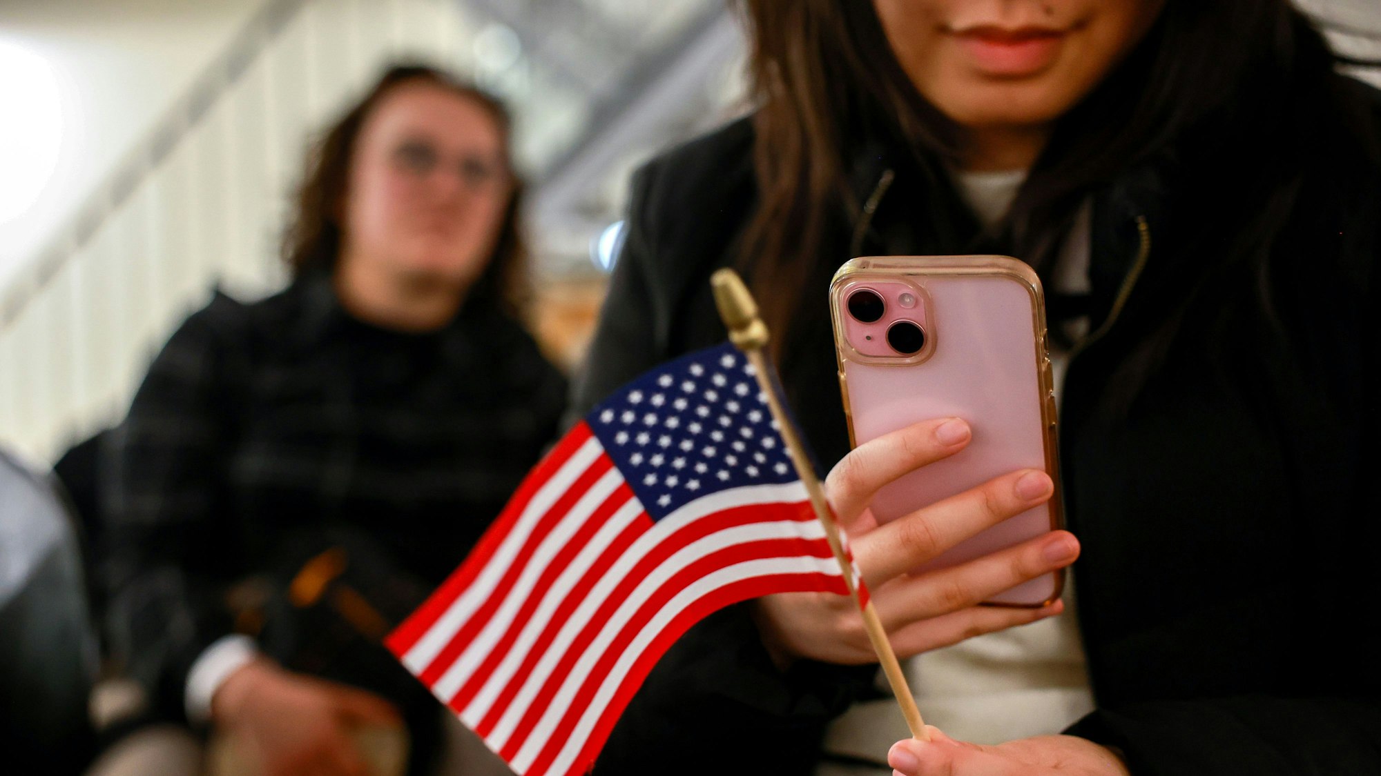 05.11.2024, Köln: Wahlparty des Vereins Amerikahaus zur Wahl eines neuen Präsidenten in den USA im Alten Pfandhaus.
copyright Michael Bause