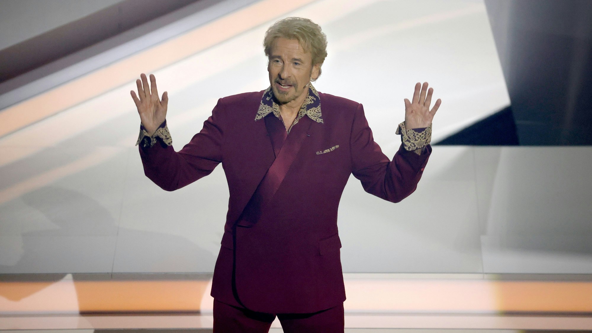 Thomas Gottschalk bei einem Auftritt im ZDF.