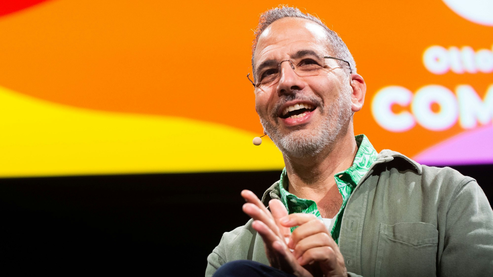 Yotam Ottolenghi bei seinem Auftritt in Köln.
