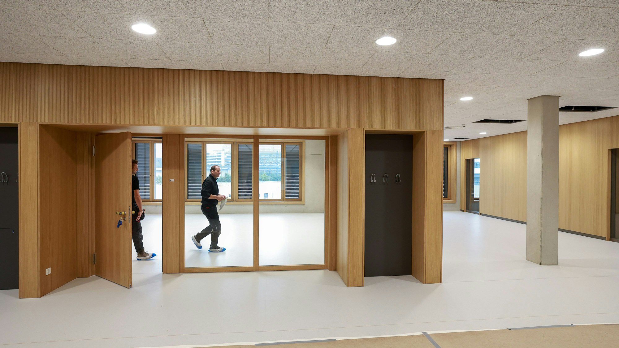 Das Innere des neuen Deutzer Gymnasiums.