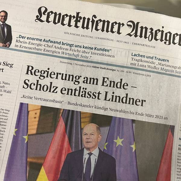 „Leverkusener Anzeiger“ vom 7. November 2024. Foto: Ralf Krieger
