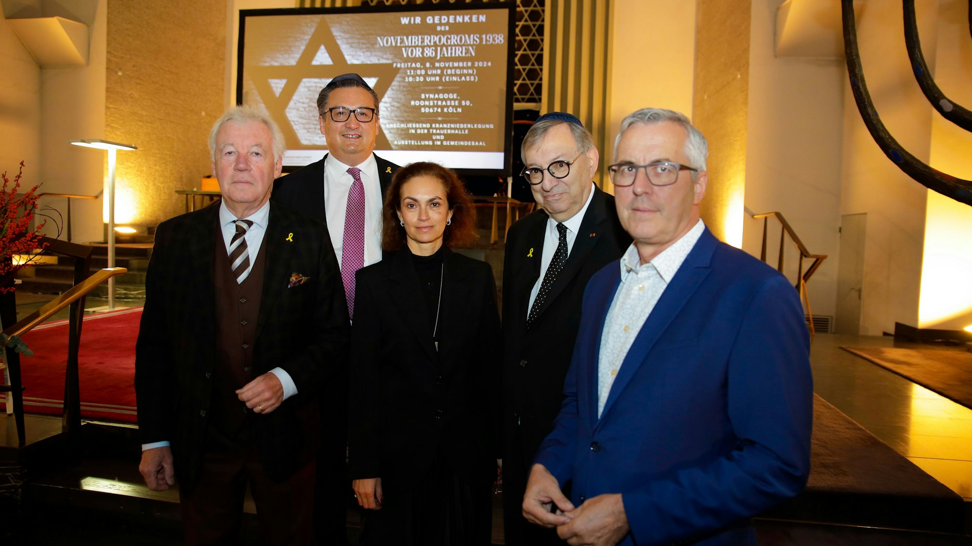 Vertreter von christlicher und jüdischer Seite trafen sich zum Gedenktag in der Synagoge.