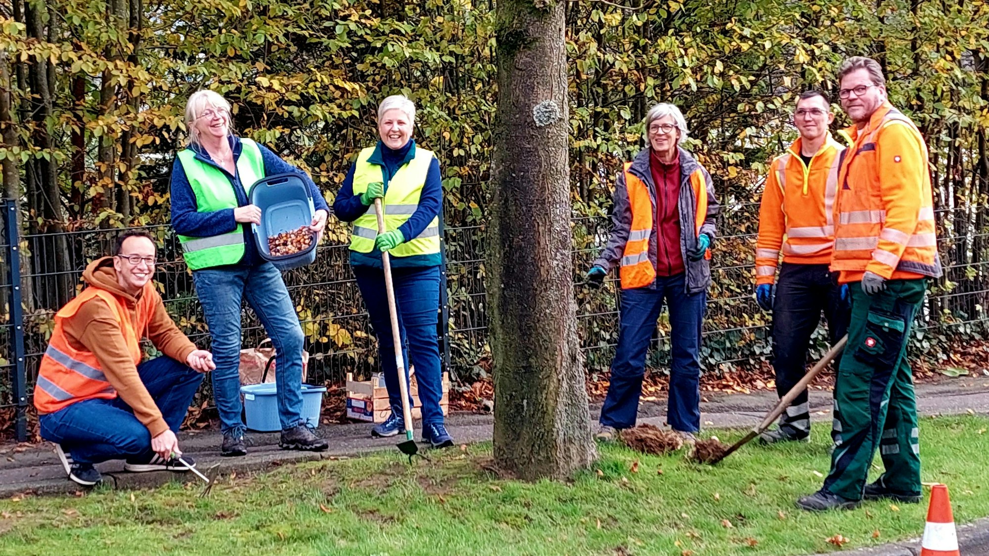 Pflanzaktion in Nümbrecht.