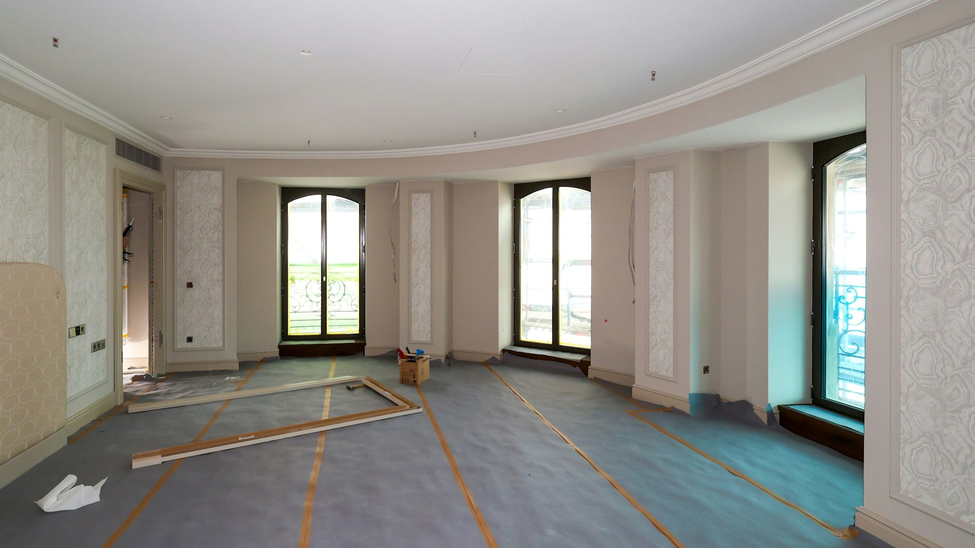 Blick in einen Teil des neuen Dom-Hotels.