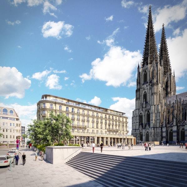 Visualisierungen des Dom-Hotel in Köln