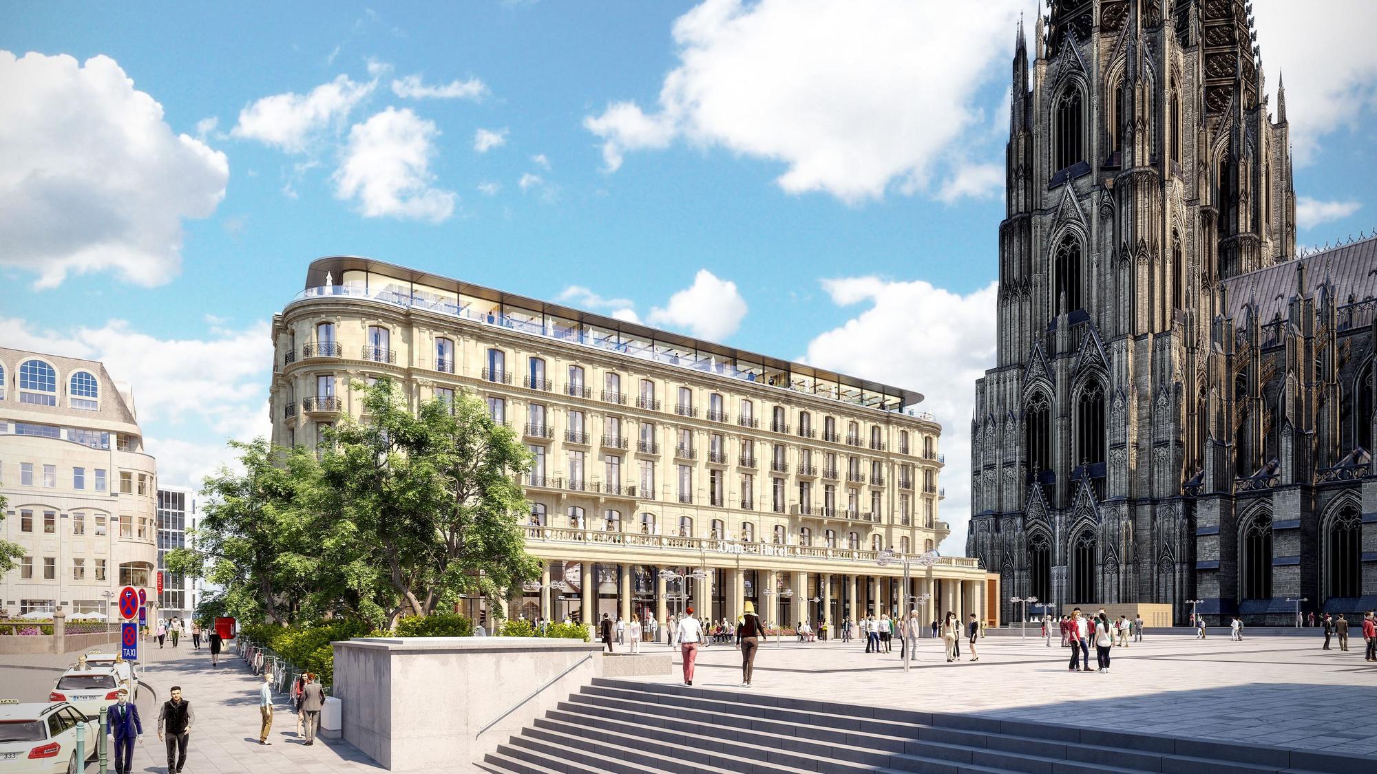 Visualisierungen des Dom-Hotel in Köln