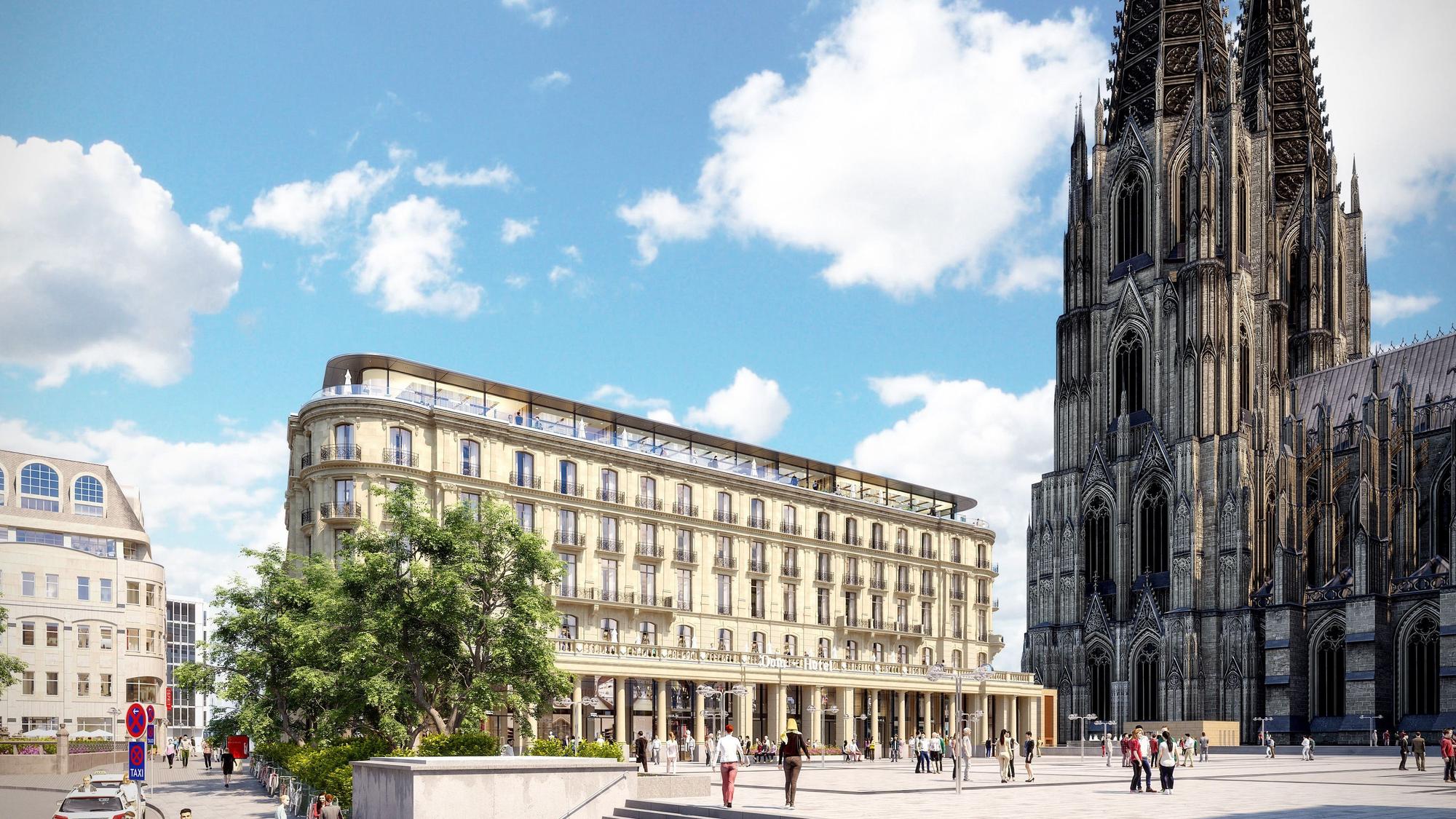 Visualisierungen des Dom-Hotel in Köln
