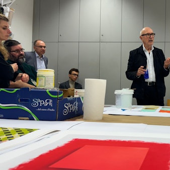 Harald F. Müller im Museum Morsbroich