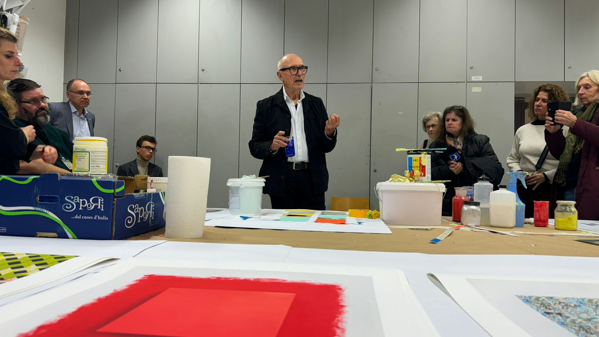 Harald F. Müller im Museum Morsbroich