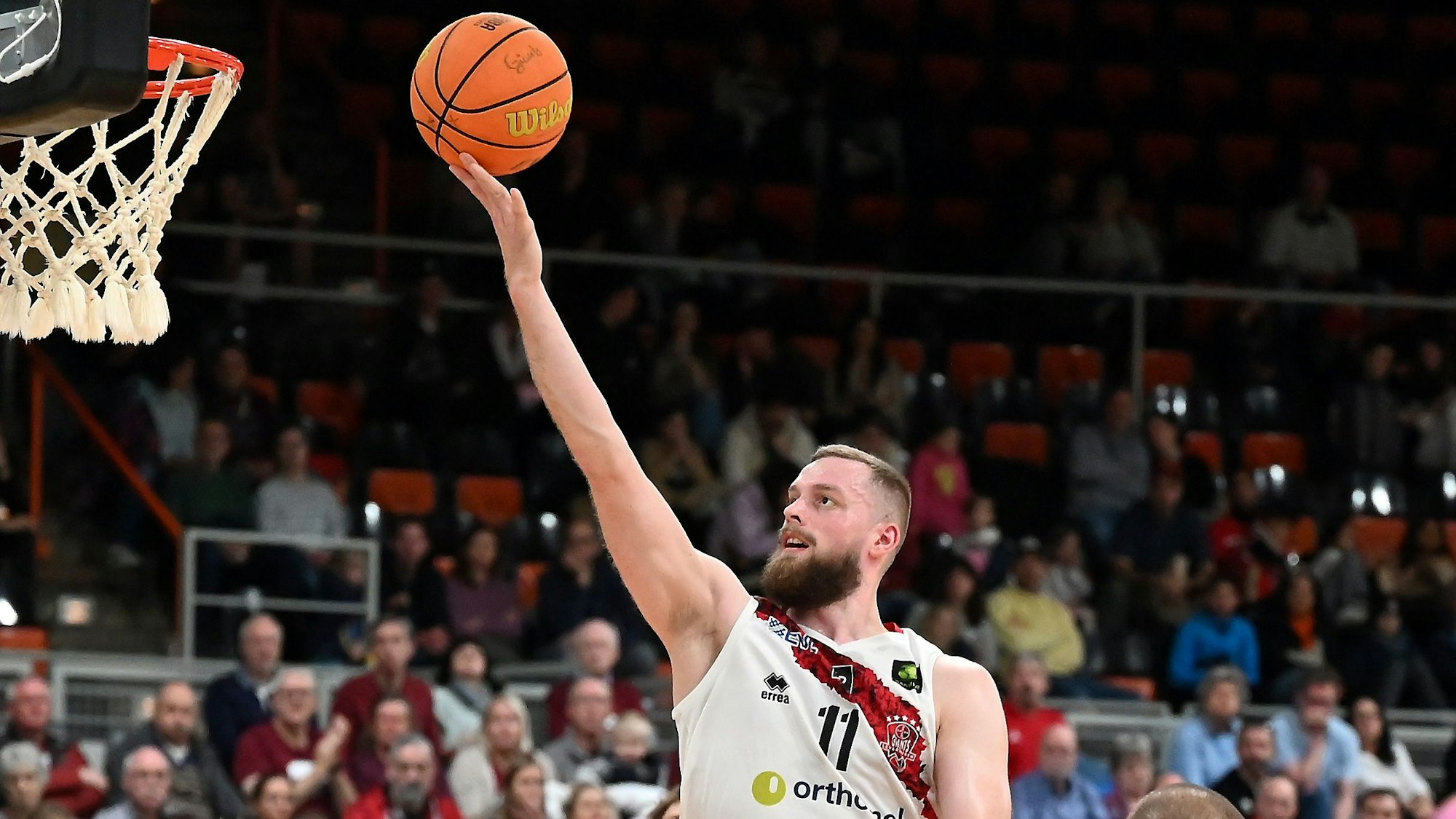 10.11.2024, Basketball-Bayer Giants-Lok Bernau
Moritz Hübner (Bayer)
Foto: Uli Herhaus