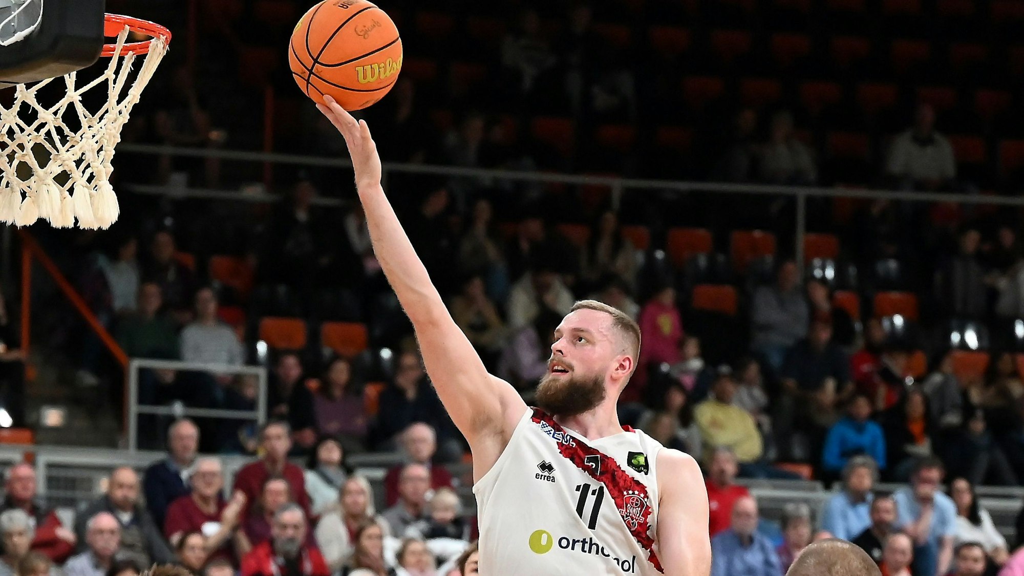 10.11.2024, Basketball-Bayer Giants-Lok Bernau
Moritz Hübner (Bayer)
Foto: Uli Herhaus