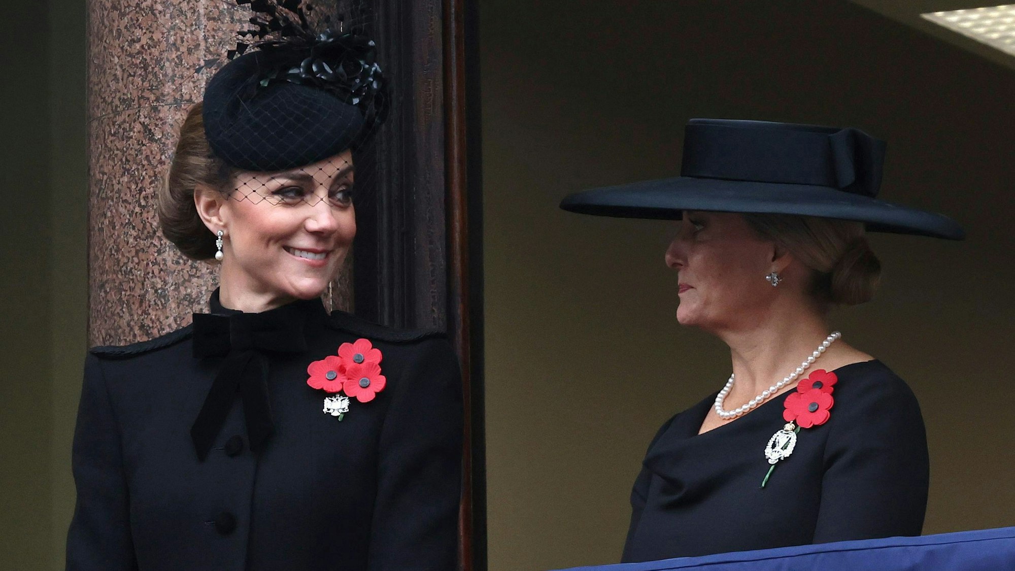 Prinzessin Kate an der Seite von Herzogin Sophie.