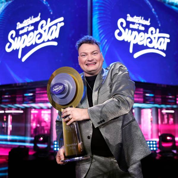 Christian Jährig als Sieger im Finale der Castingshow „Deutschland sucht den Superstar“.