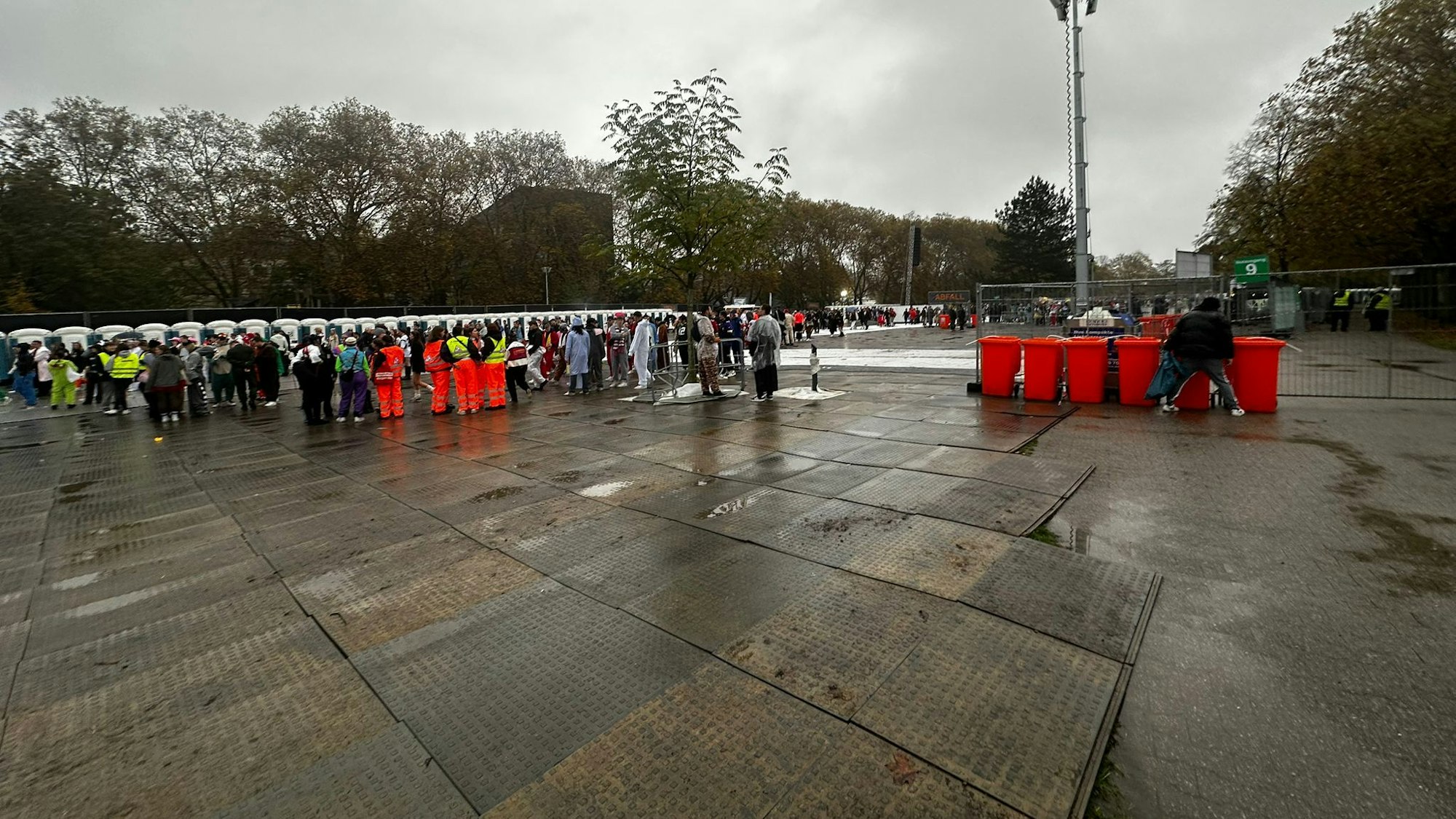 Die Ausweichfläche an den Uniwiesen in Köln.