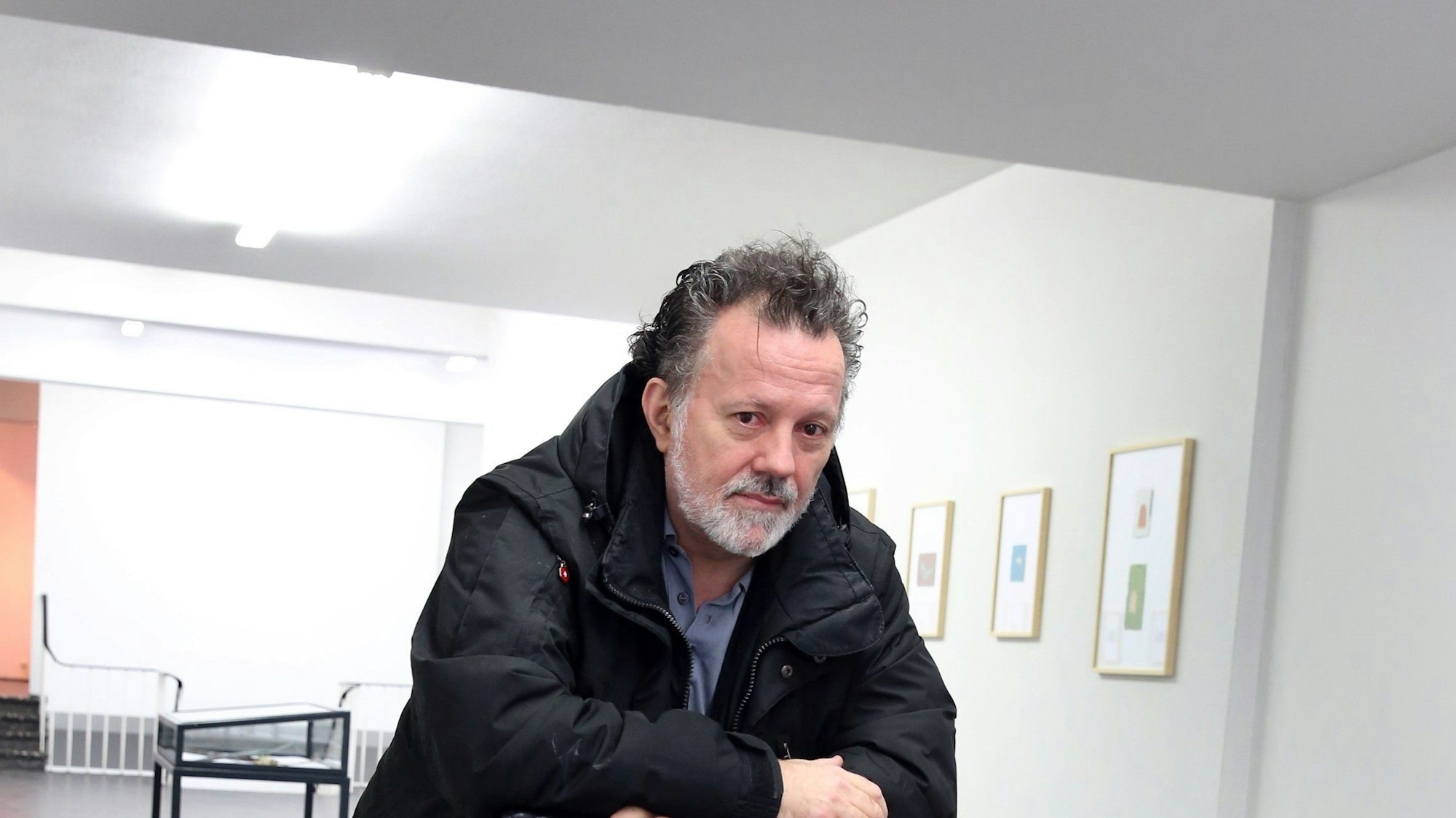 Walter Dahn (1954-2024) vor einigen Jahren in Köln