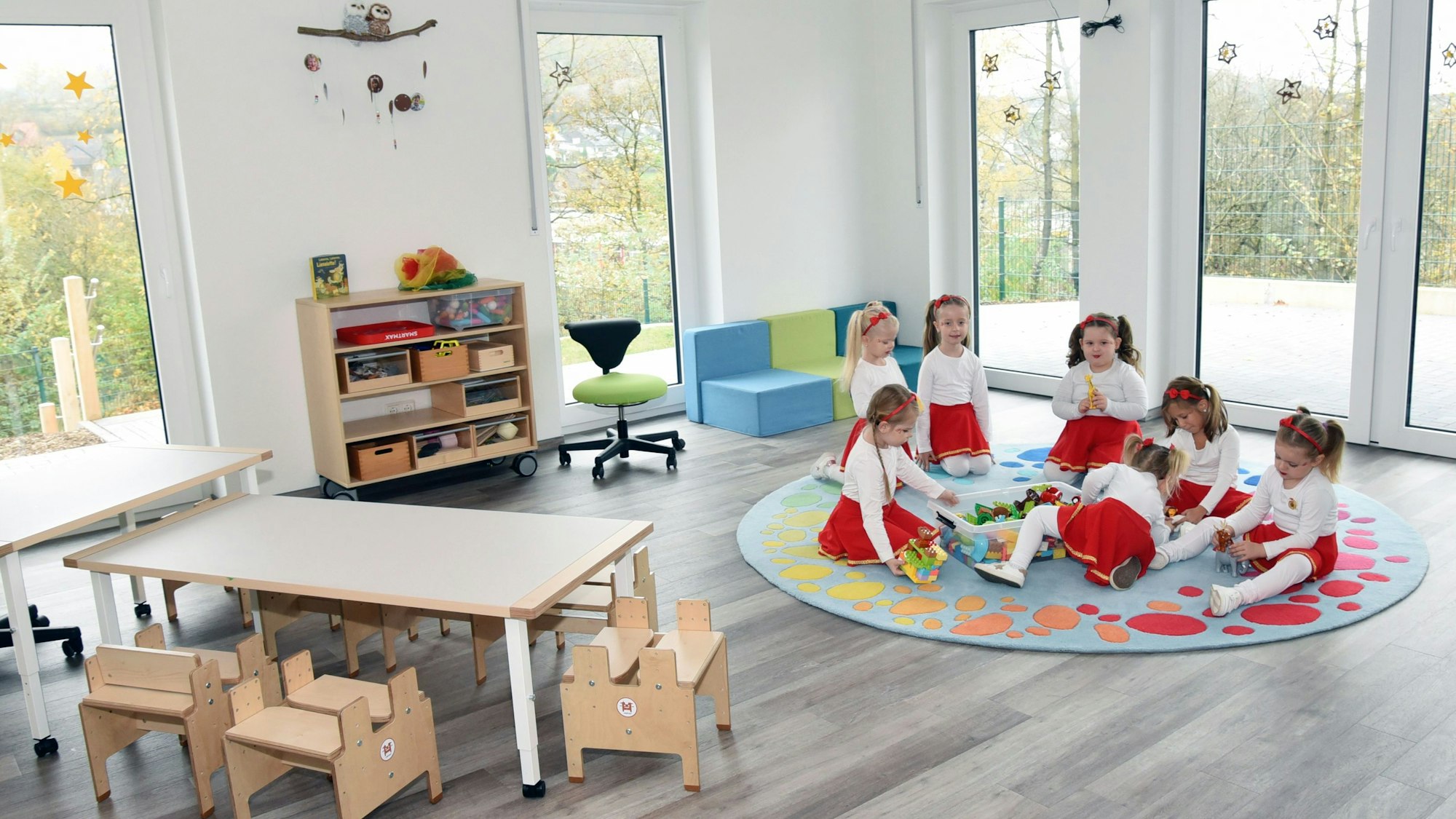 Blick in den neuen Erweiterungsbau des Awo-Familienzentrums in Reichshof-Eckenhagen.