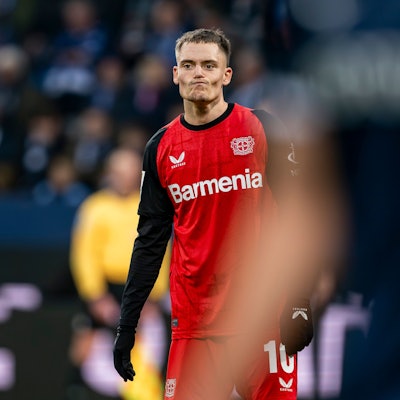 Leverkusens Florian Wirtz beim Spiel gegen den VfL Bochum