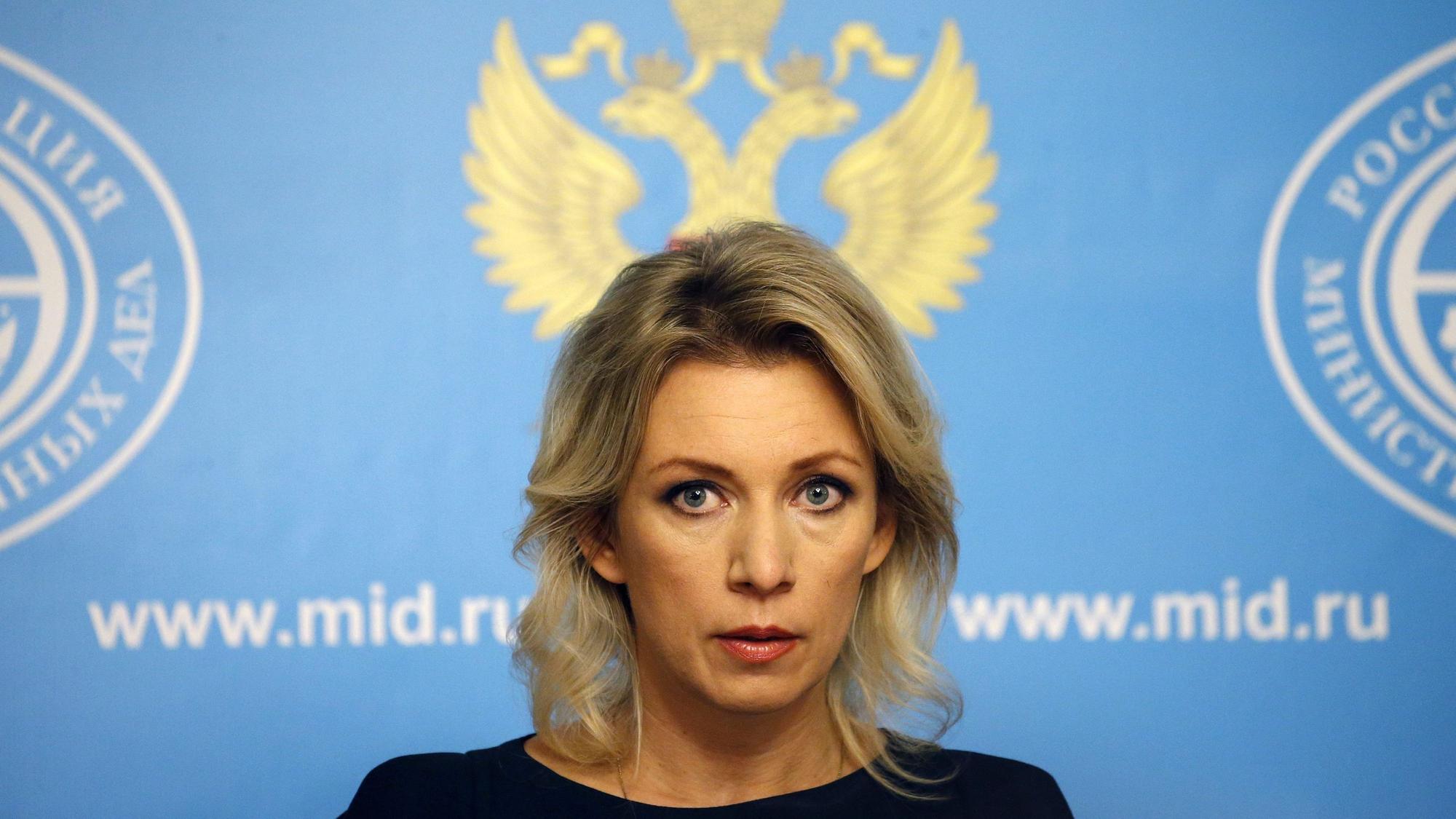 Maria Sacharowa, die Sprecherin des russischen Außenministeriums, beschäftigt sich derzeit oft mit den Vorgängen in Deutschland. (Archivbild)