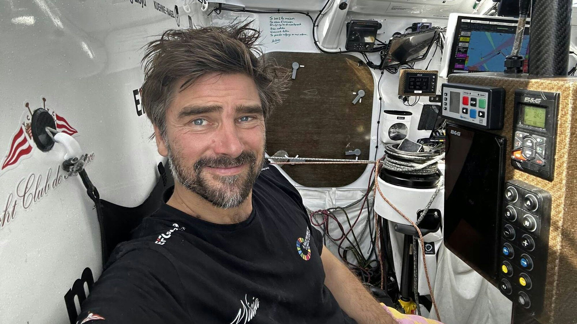 Boris Herrmann auf der Malizia-SeaExplorer.