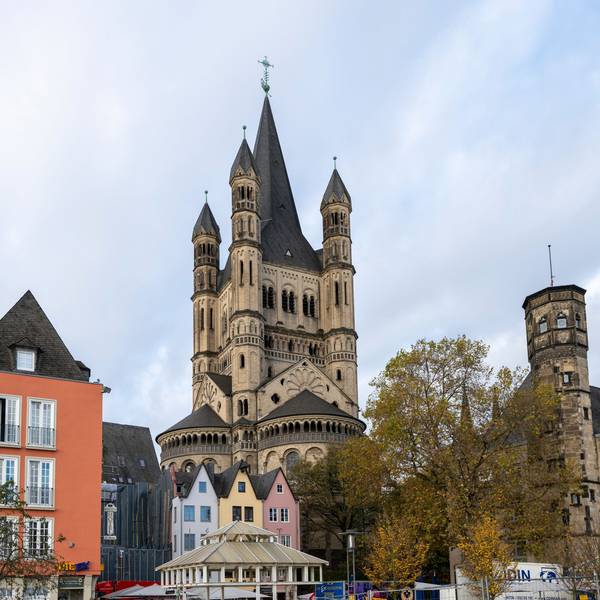 12.11.2024, Köln: Die Kirche Groß St. Martin soll saniert werden. Foto: Uwe Weiser