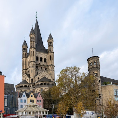 12.11.2024, Köln: Die Kirche Groß St. Martin soll saniert werden. Foto: Uwe Weiser