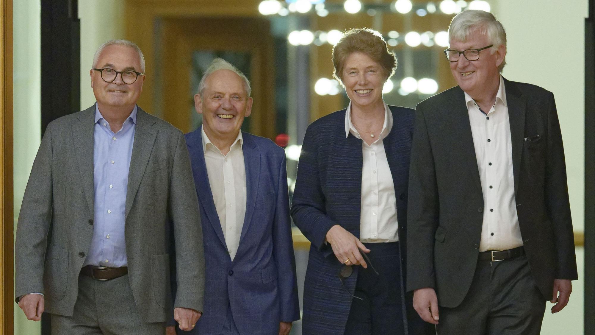Der neue Vorstand der Kasino-Gesellschaft mit Hans Peter Döhmen, Peter Wilhelmi, Elke Strothmann und Michael Haug.