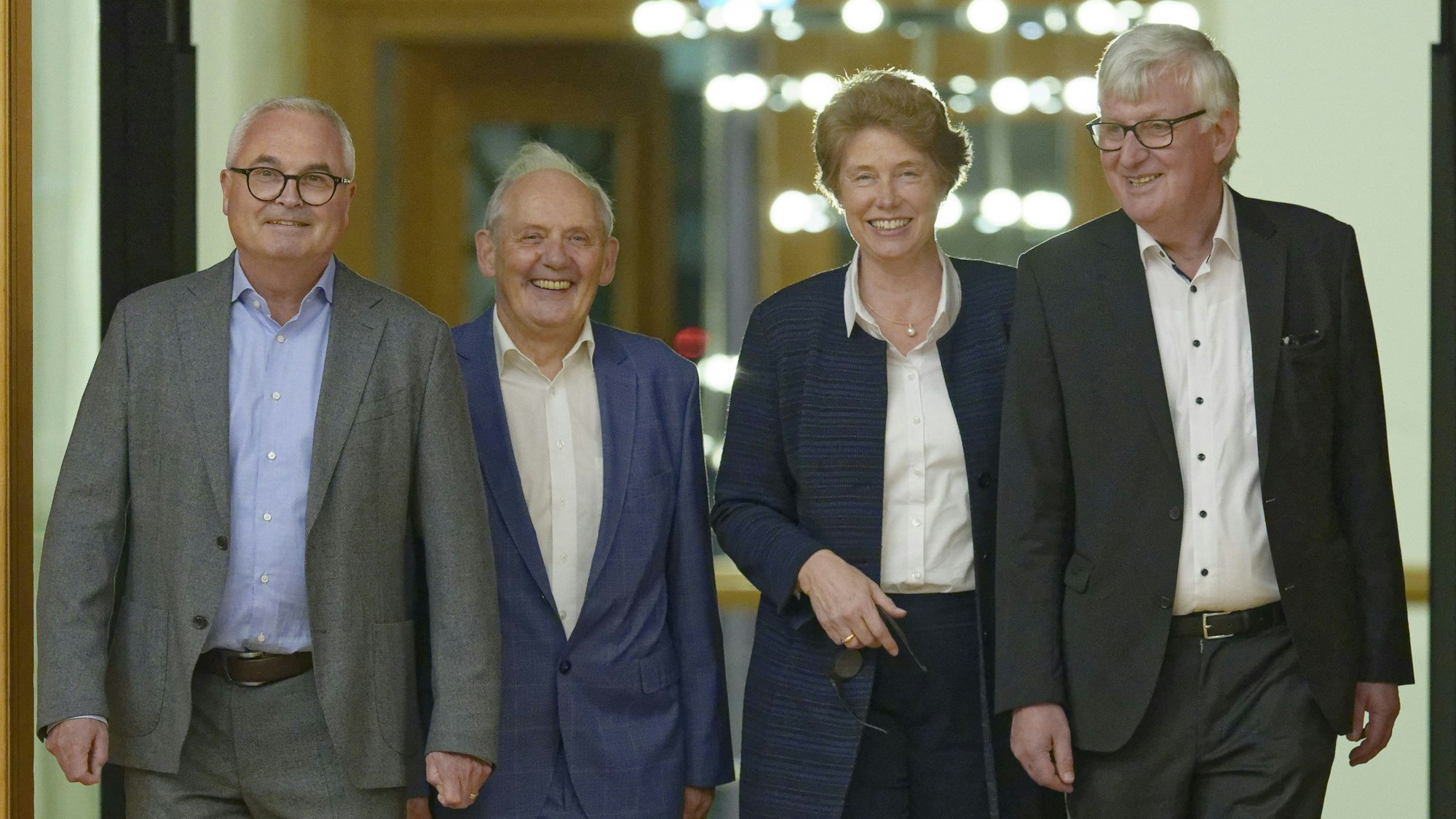 Der neue Vorstand der Kasino-Gesellschaft mit Hans Peter Döhmen, Peter Wilhelmi, Elke Strothmann und Michael Haug.