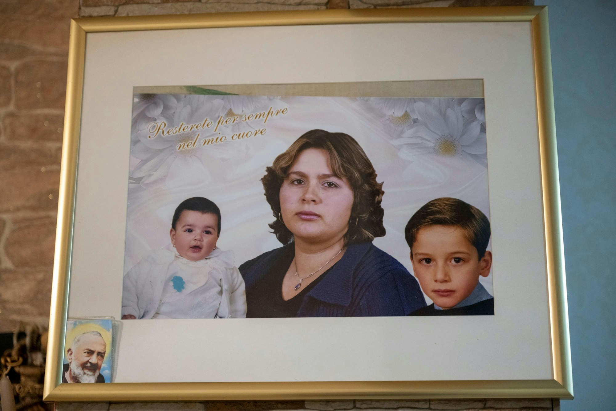 Mutter Maria, der achtjährige Claudio und die acht Monate alte Simona starben 1991 beim Brand auf Sizilien.