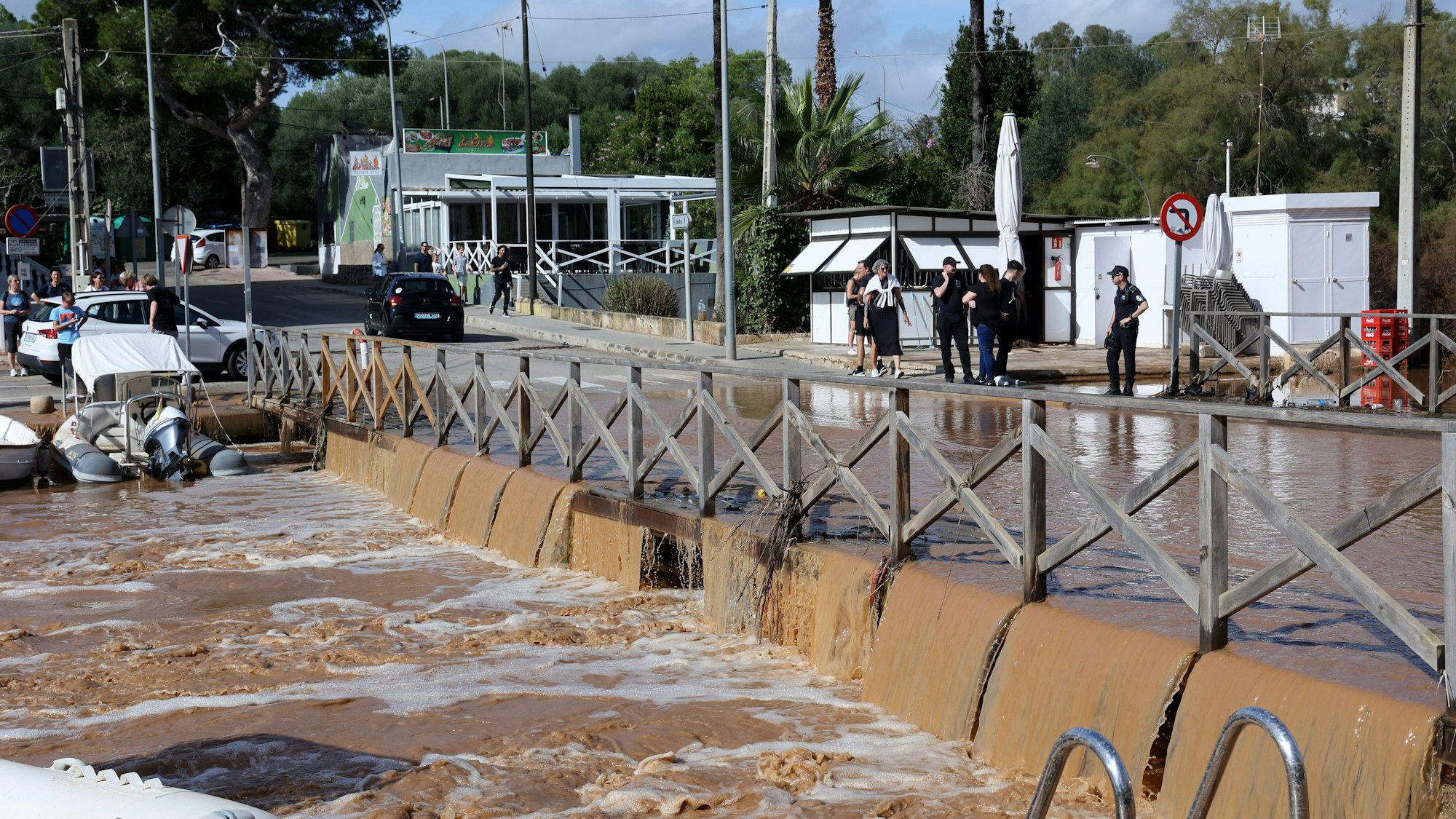 Am 28. Oktober hatte es Porto Cristo Überschwemmungen gegeben (Archivbild). Am Dienstag (12. November) regnete es erneut heftig auf Mallorca.