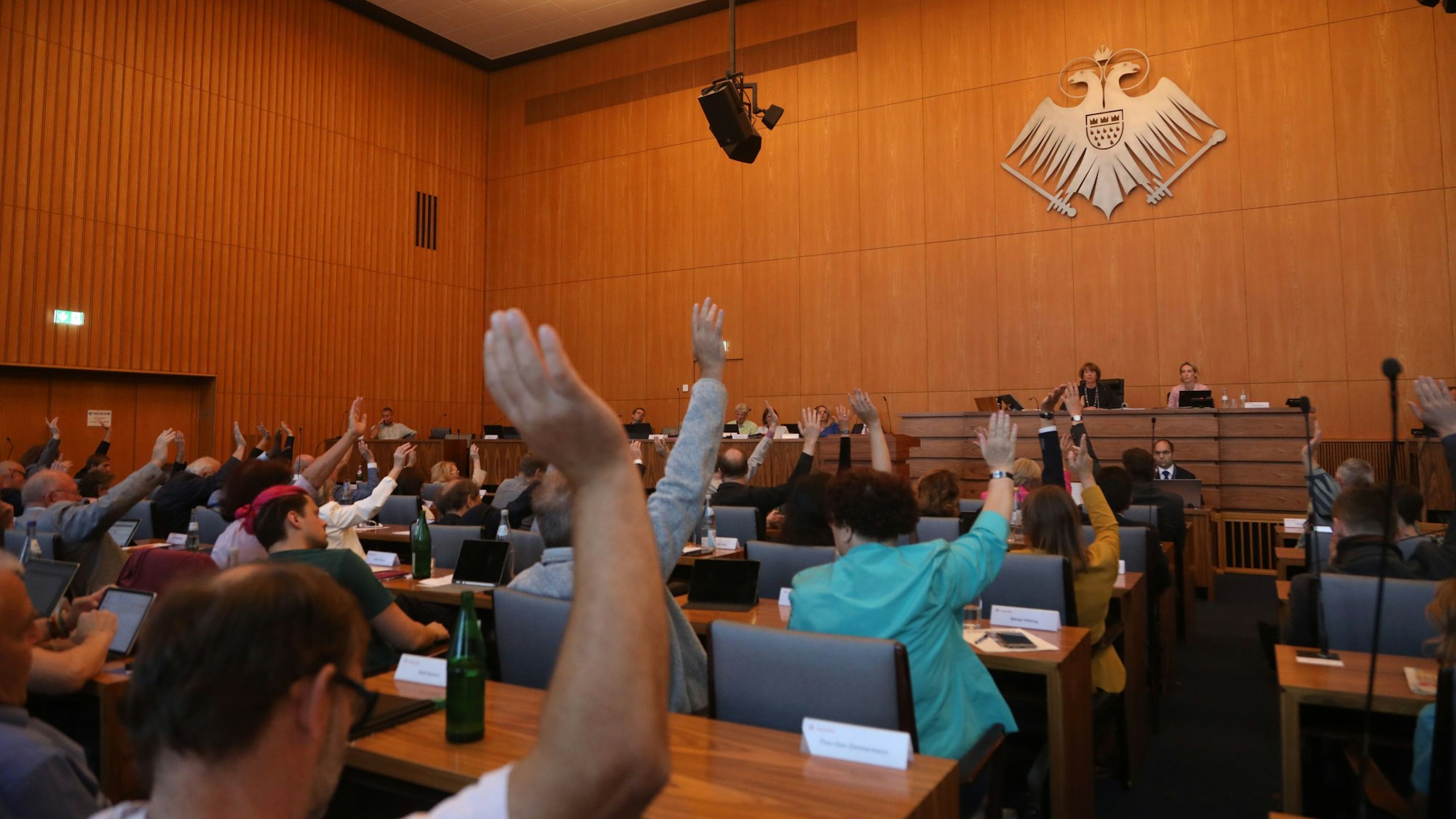 Eine Sitzung des Rates der Stadt Köln