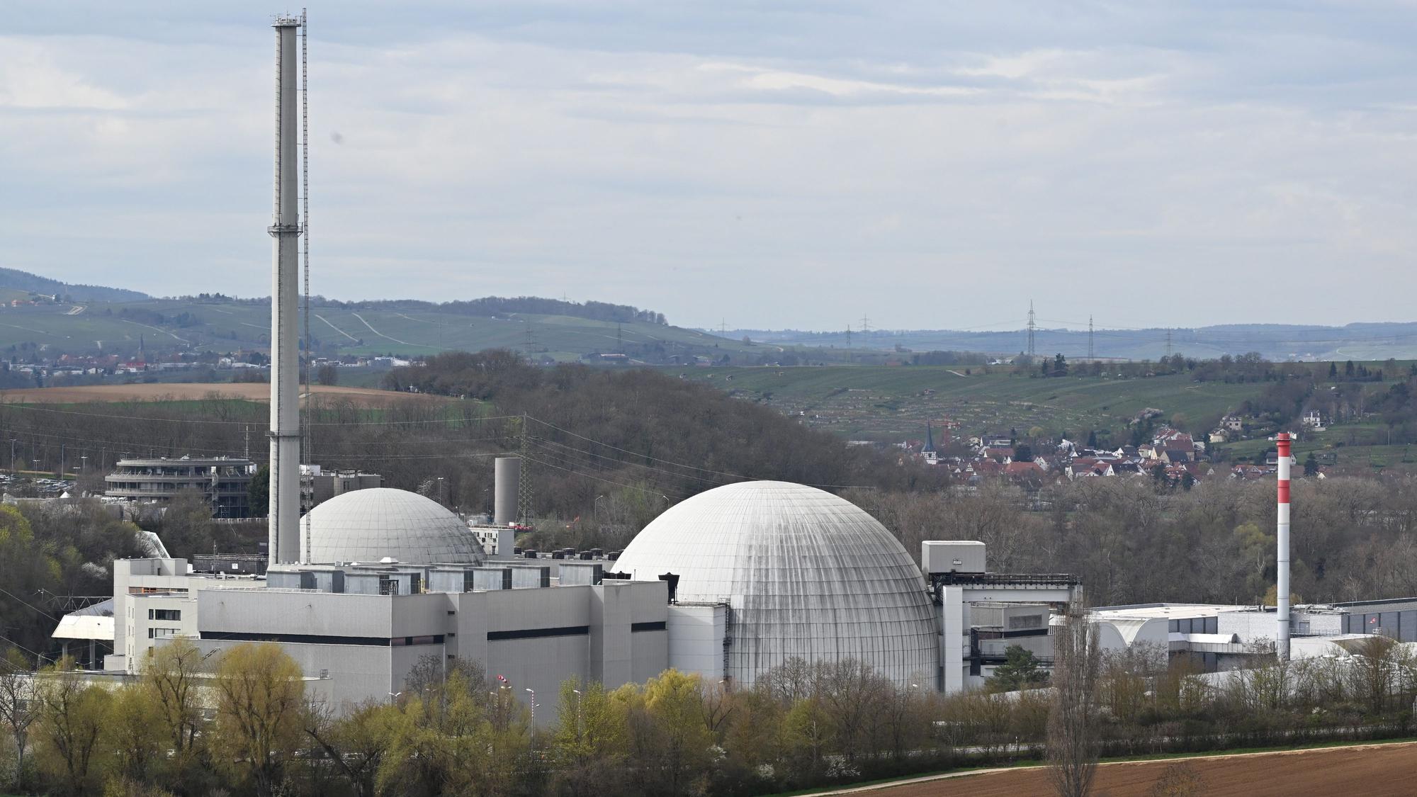 Das Atomkraftwerkwerk Neckarwestheim wurde am 15. April 2023 als letztes deutsches Atomkraftwerk abgeschaltet. (Archivbild)