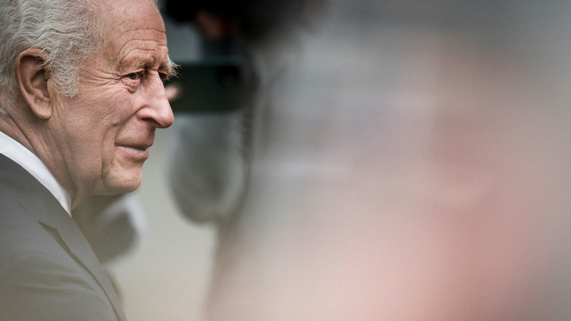 König Charles III. zeigte sich am Donnerstag im Südosten von London bei der Eröffnung des „Coronation Food Project“.