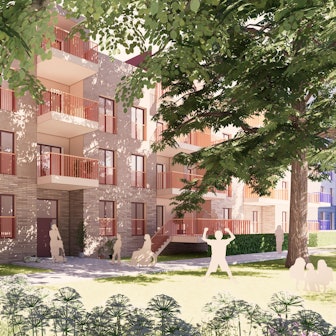 Visualisierung der Quartierssanierung in Köln-Buchforst