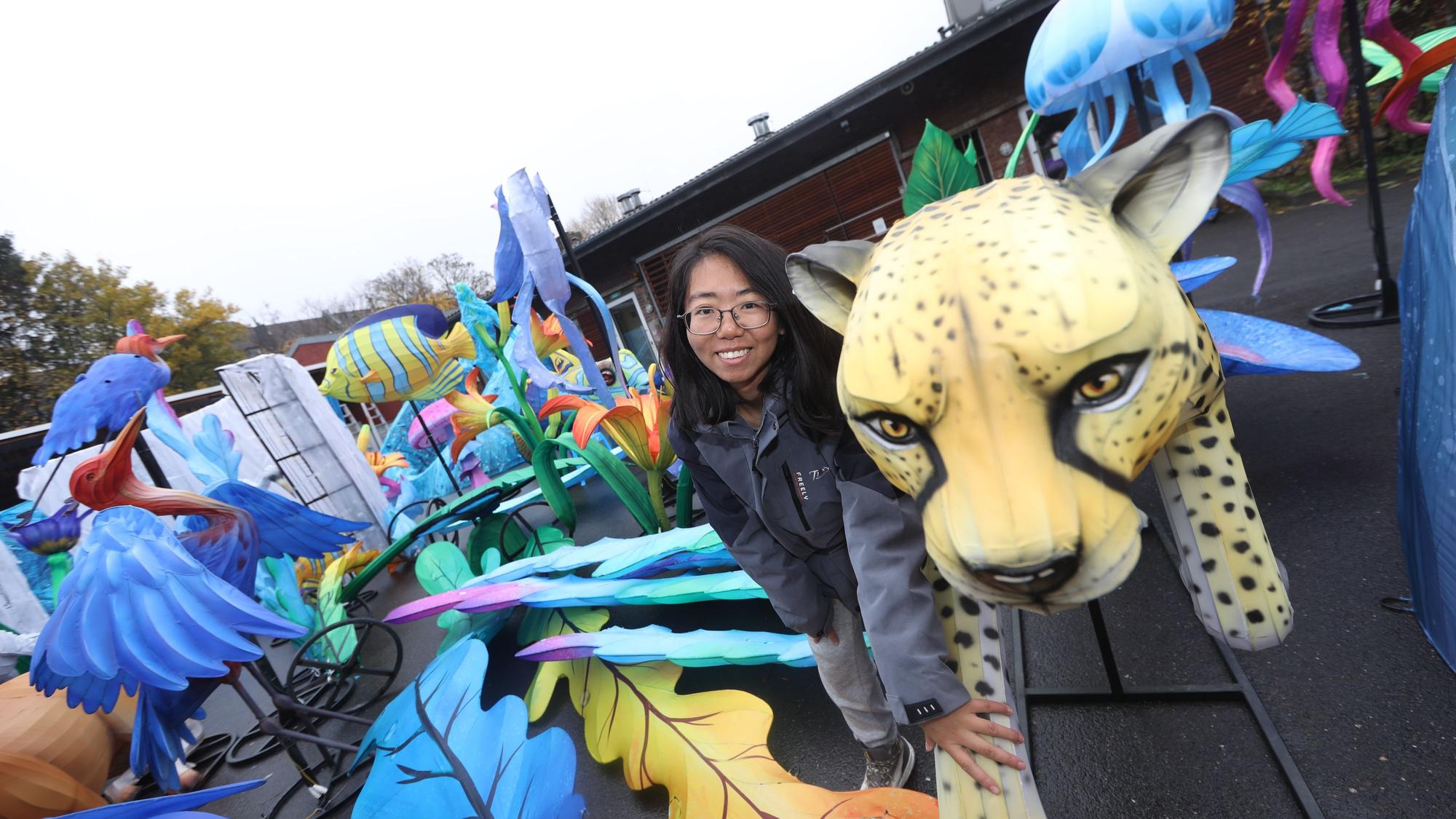 Tingting Zong ist Projektleiterin des China-Light-Festivals.