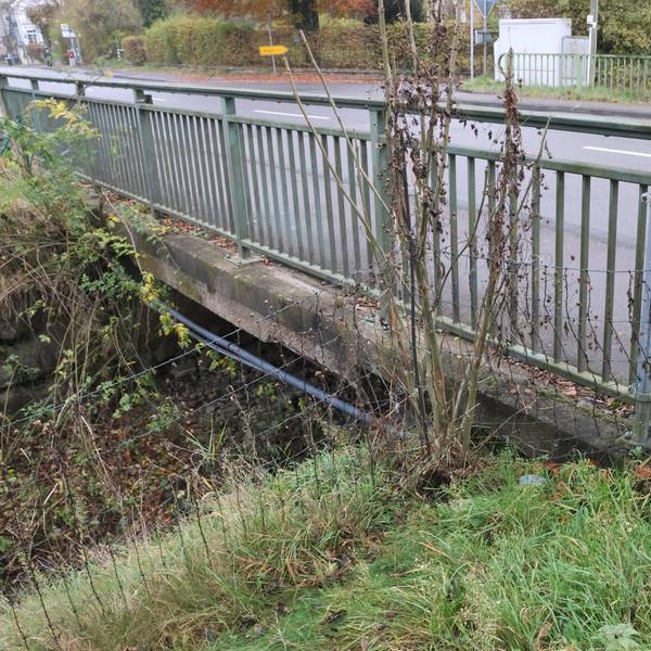 Über die Spicherbachbrücke verläuft die vielbefahrene Eckenhagener Straße.