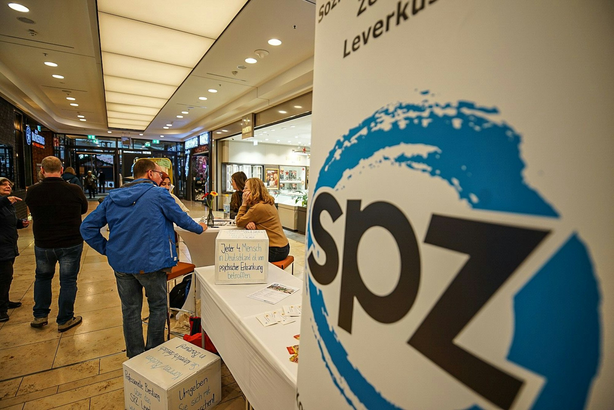 SPZ Stand auf der Berufsmesse