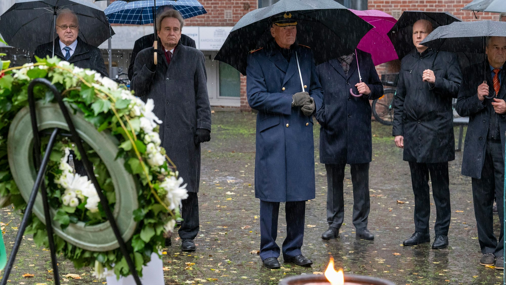 Den Toten der Weltkriege wurden am Volkstrauertag gedacht.