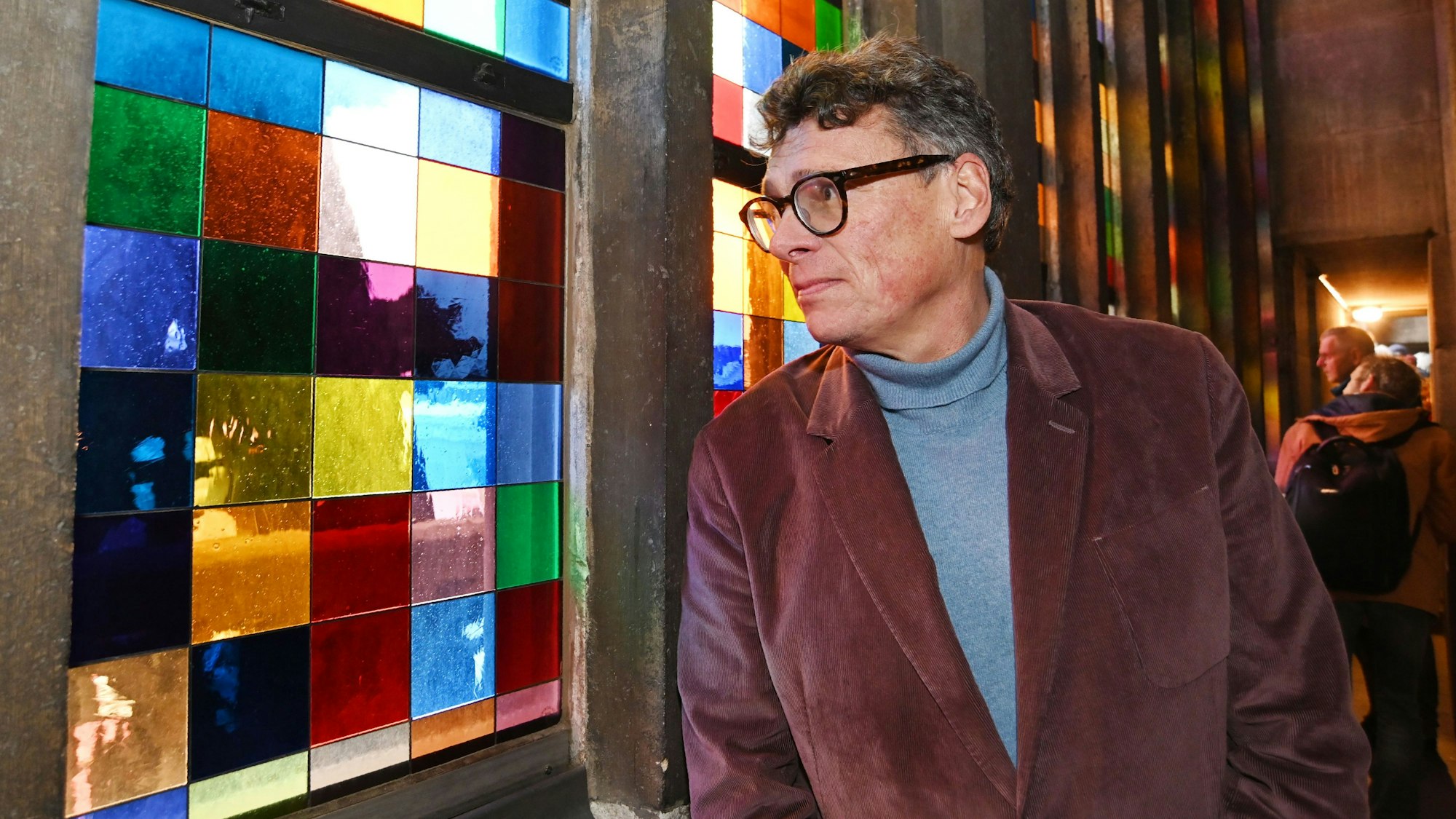 Auch der neue Chefredakteur des „Kölner Stadt-Anzeiger“, Gerald Selch, nahm an der Sonderführung im Dom teil.