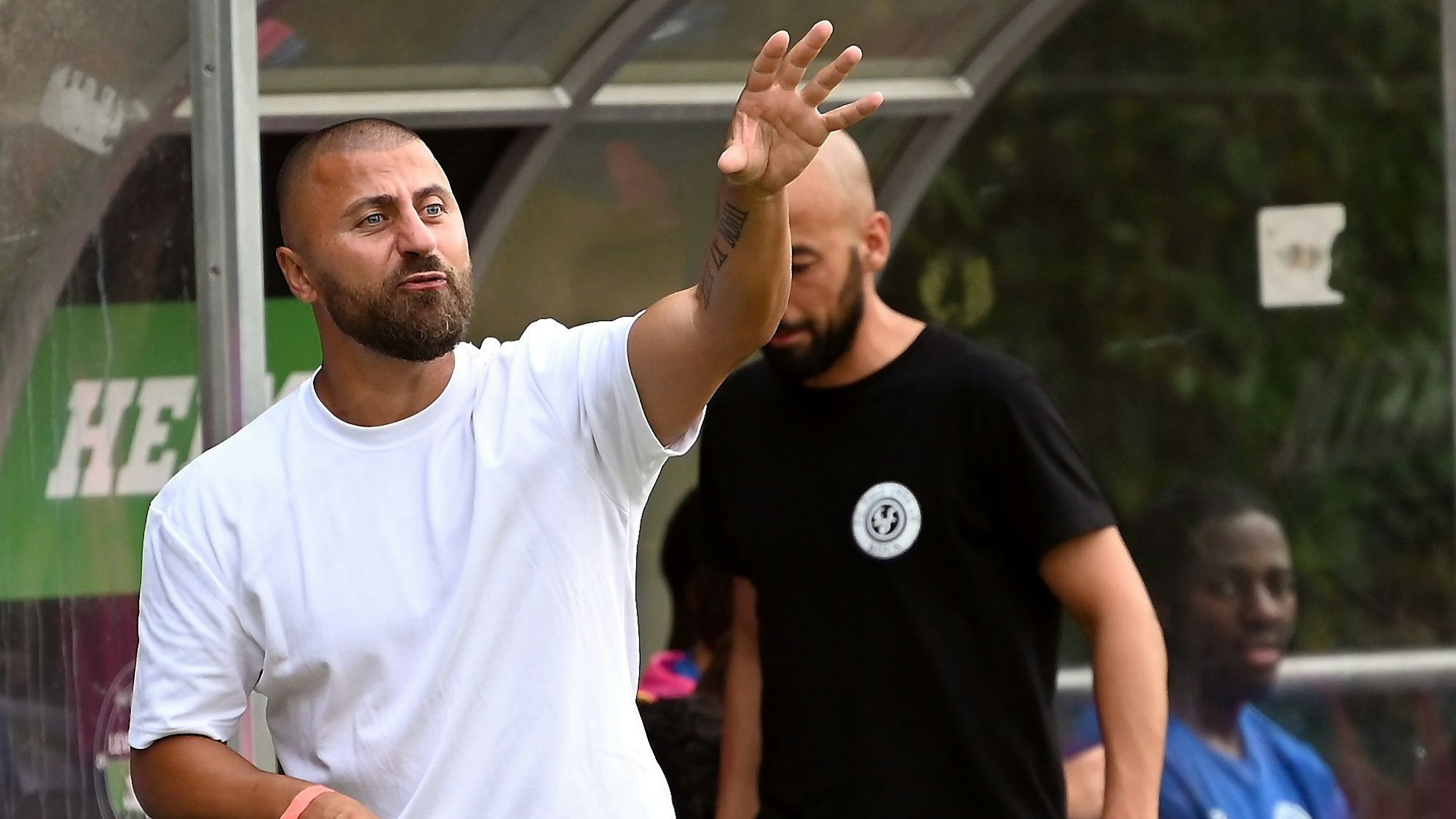 18.08.2024, Fussball-Pokal-FC Pesch-Deutz 05
TR: Abdullah Keseroglu (Pesch)
Foto: Uli Herhaus