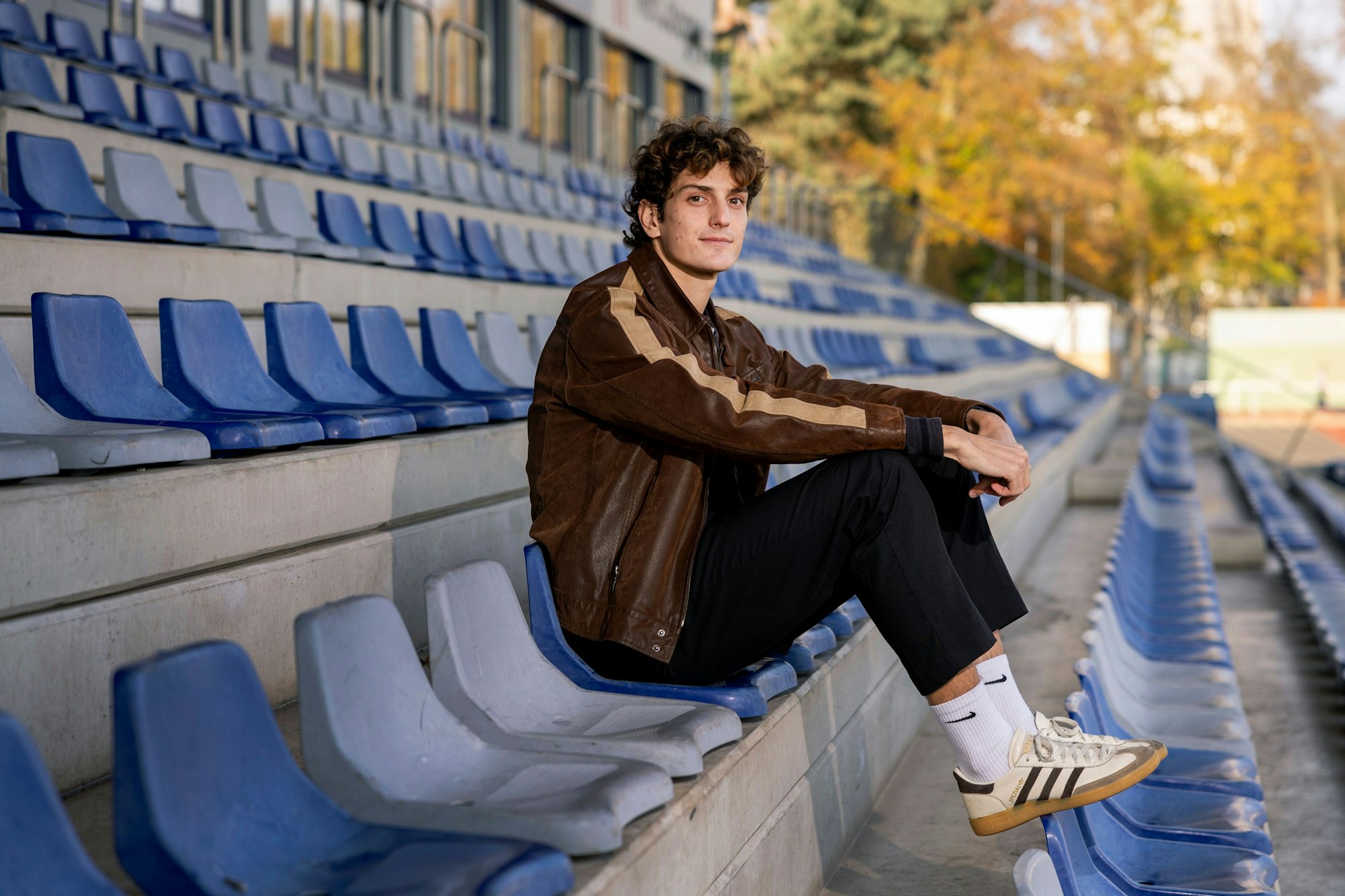 Portrait von Felix Wittmann, ist deutscher Juniorenmeister auf der Mittelstrecke und studiert an der Sporthochschule in Köln. Er erkrankte an Krebs.
copyright Michael Bause