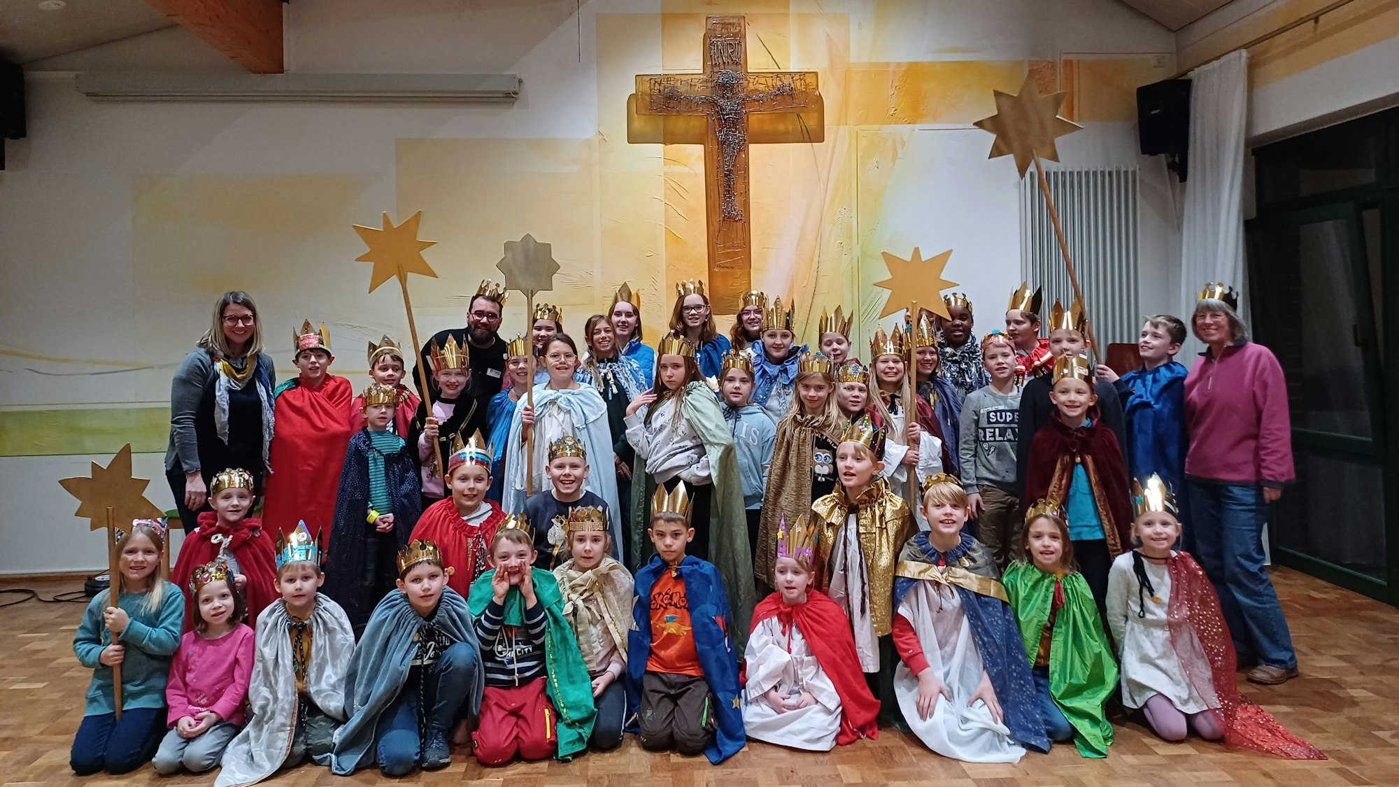 Knapp 50 Kinder haben sich auf das Sternsingen im Januar vorbereitet.