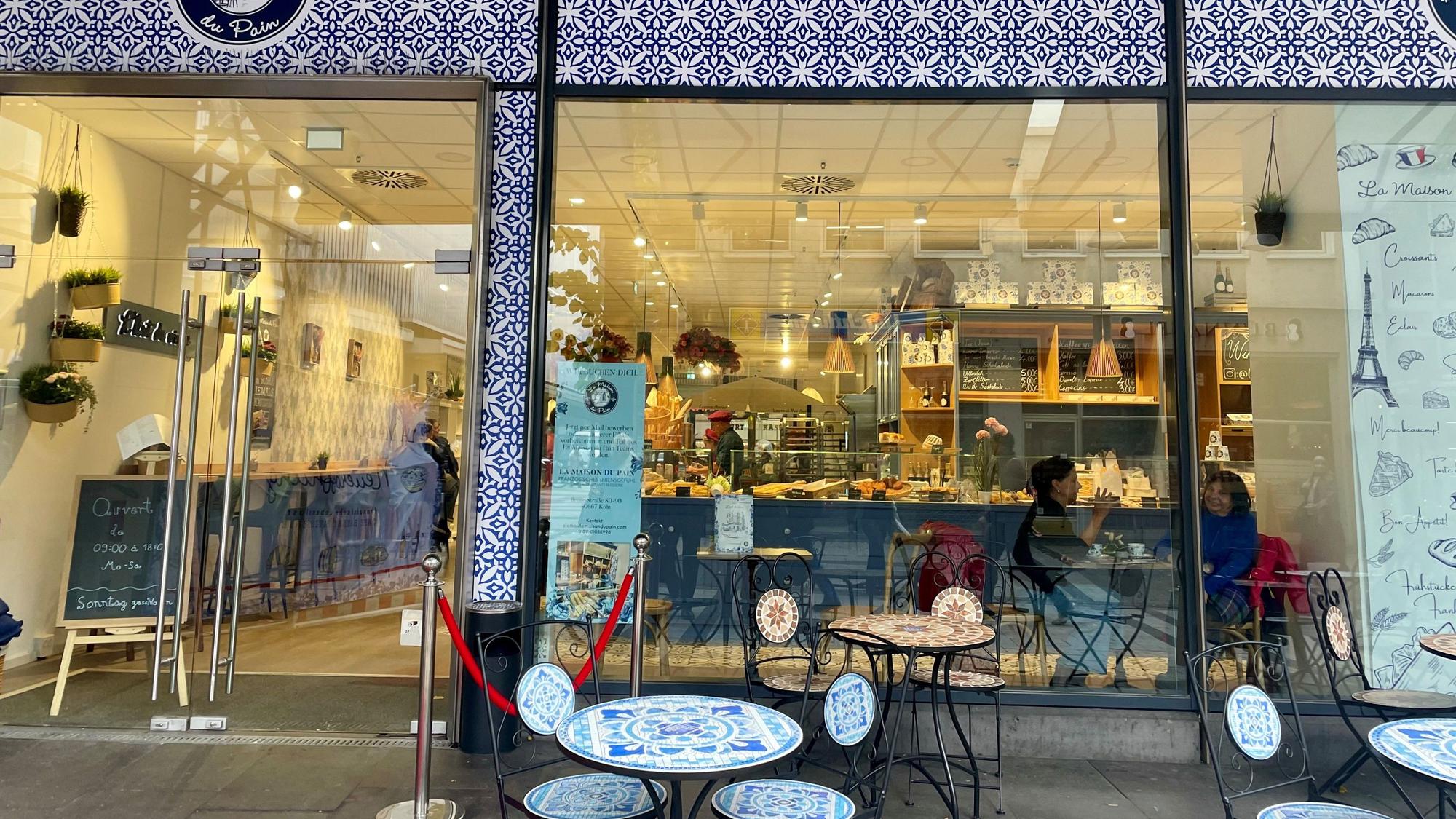 Das neue Café Maison du Pain in der Kölner Innenstadt.