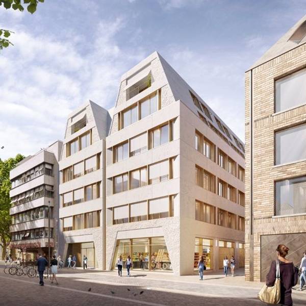 So soll das neue Haus von Aldi am Heumarkt mal aussehen.